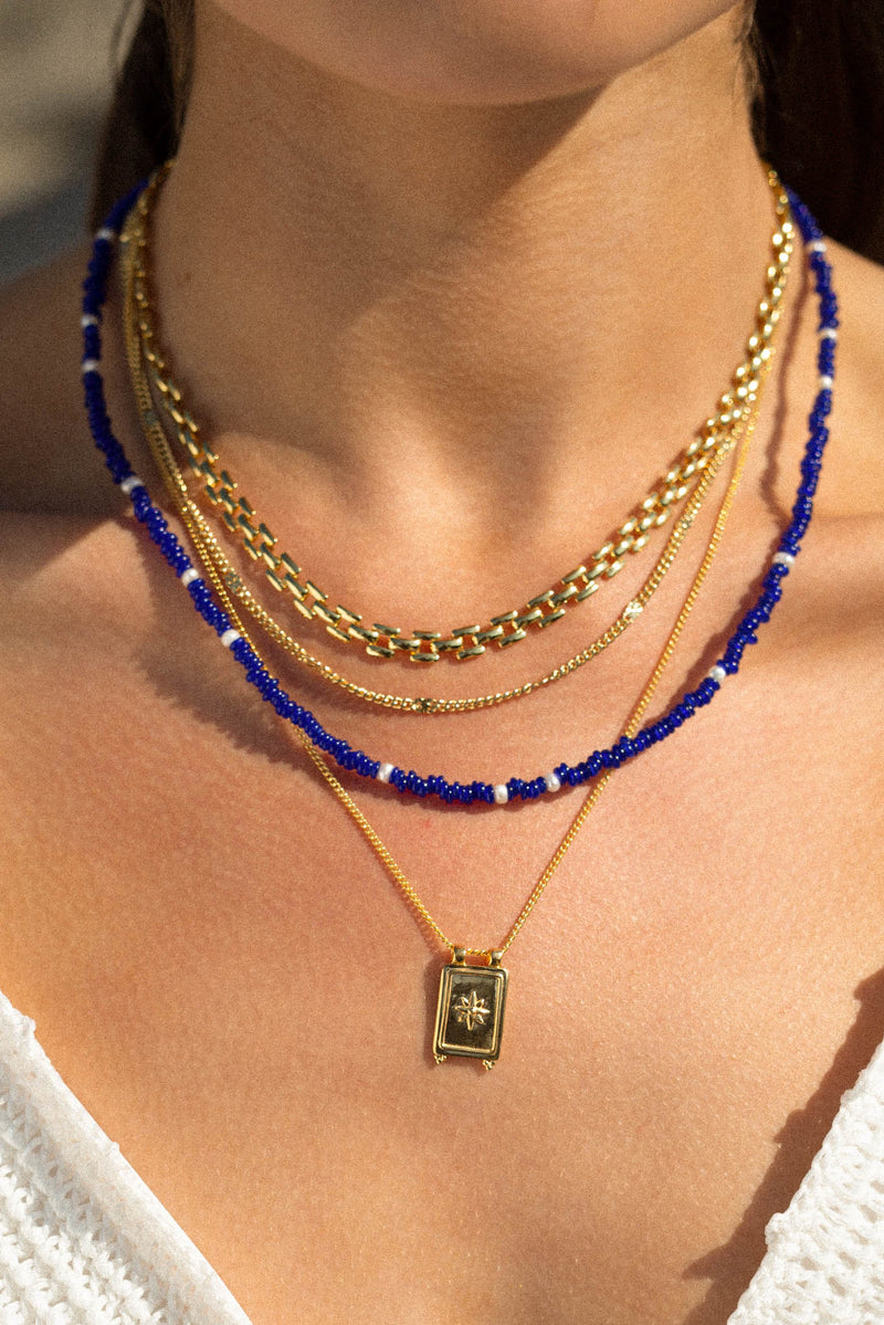 Dot chain necklace (40cm)