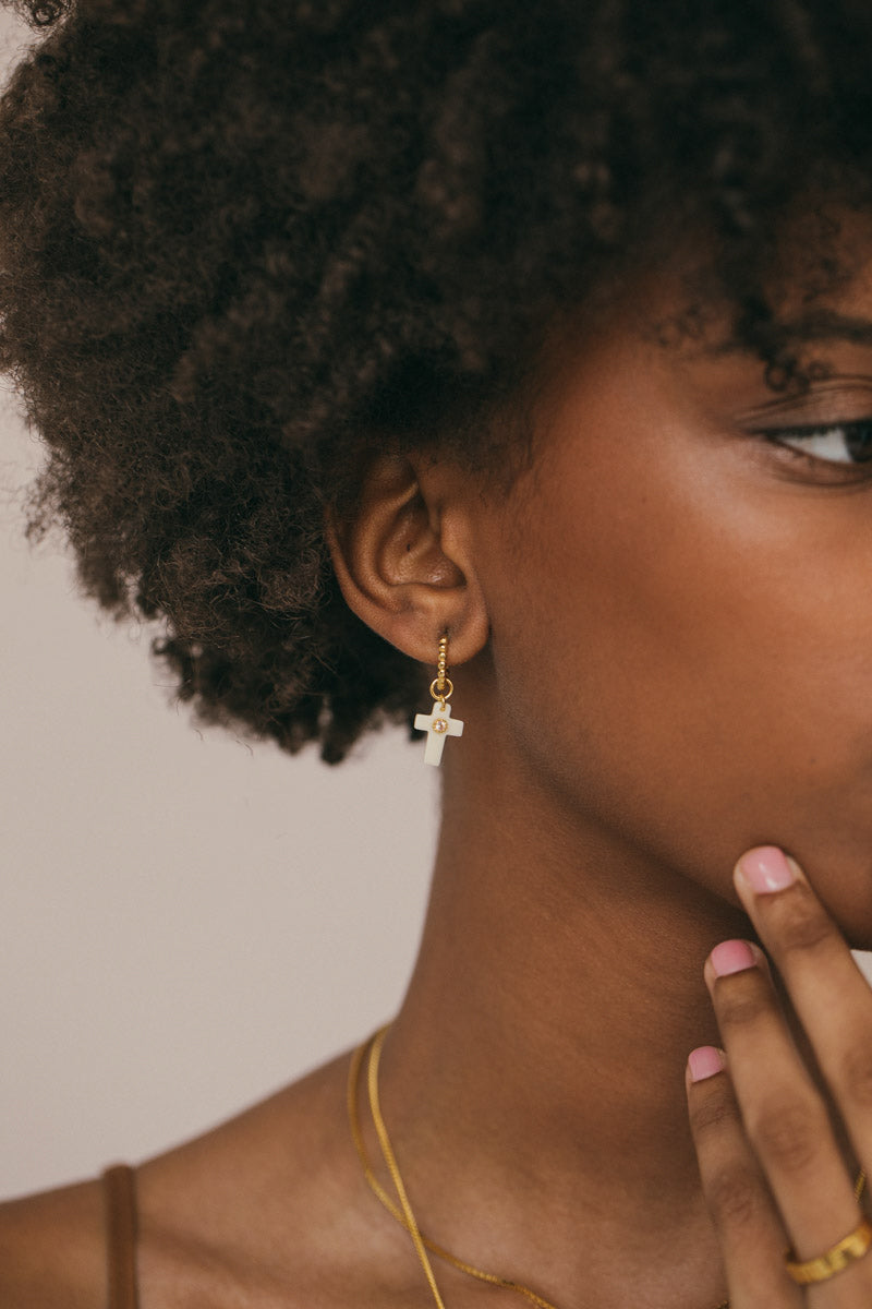 Hestia earring gold plated