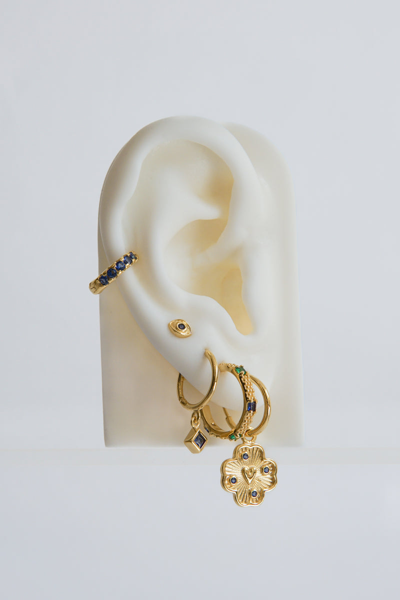 Nasar stud gold plated