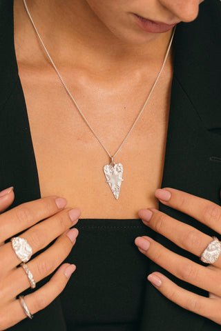 Interstellar Love Necklace Silver