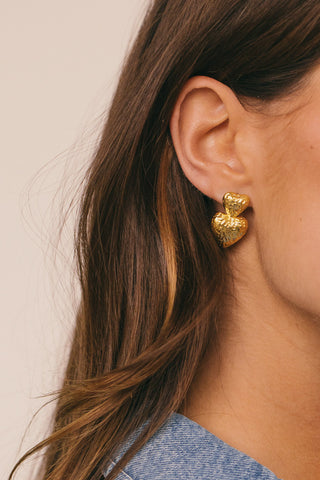 Entwined Love Earring Gold Plated