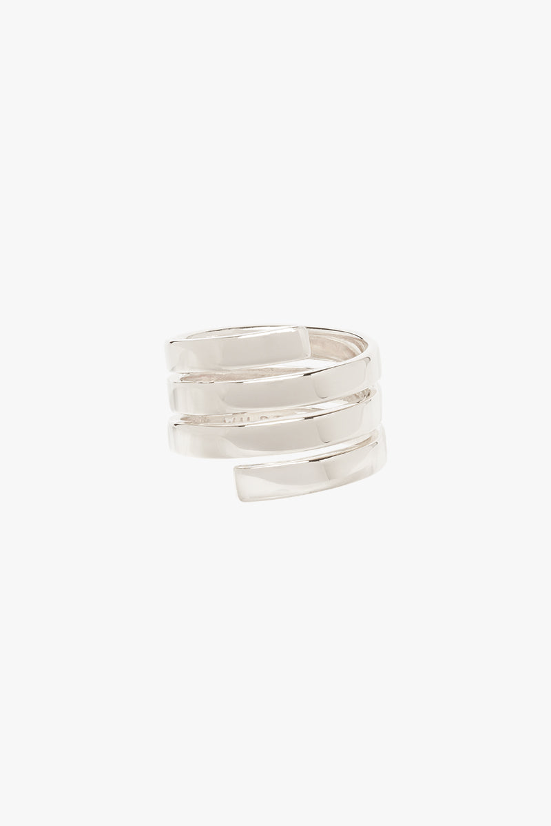 Gaia pinky ring silver