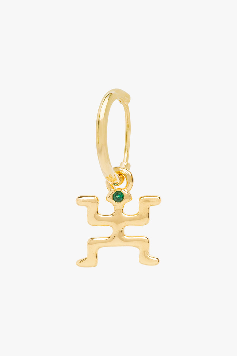 Yannis hoop gold plated