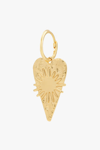 Serenity hoop earring gold plated