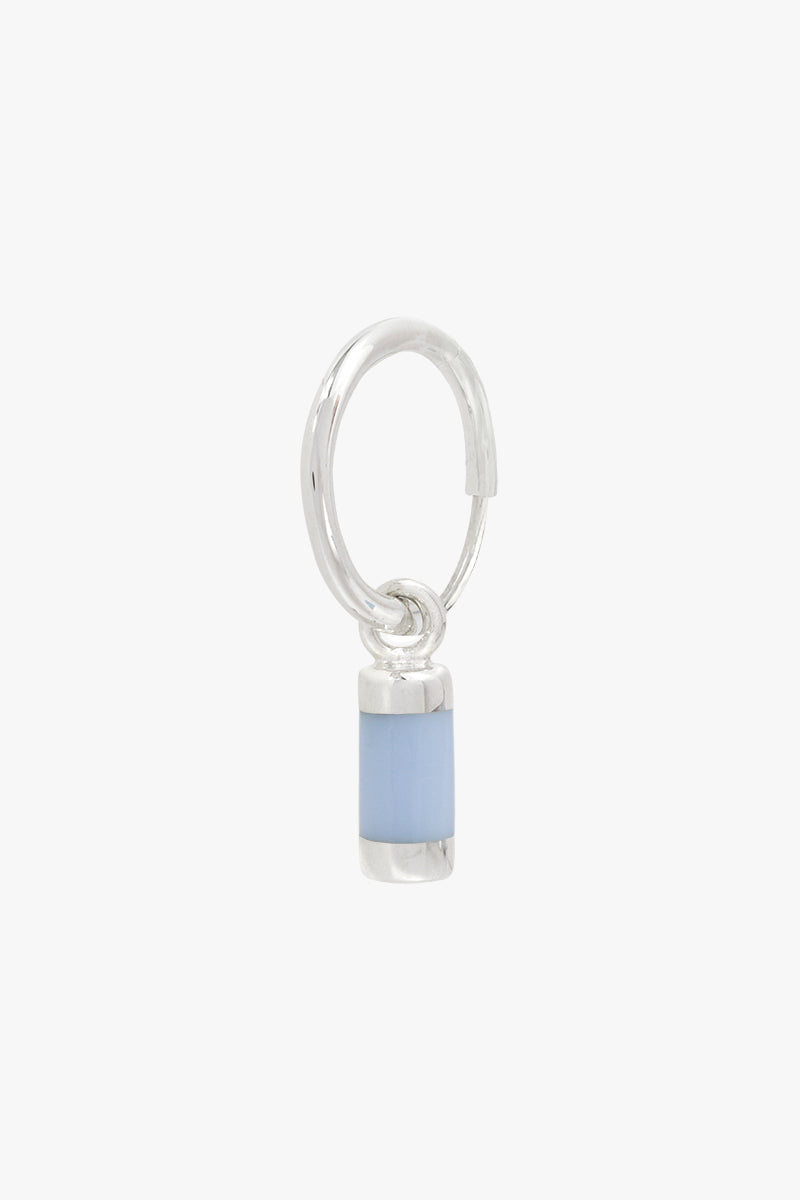 Blue sky drop earring silver