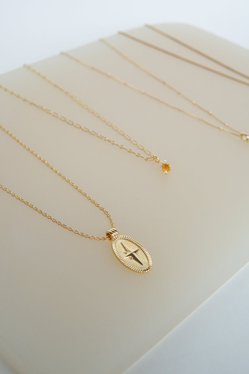 Wander pendant gold plated