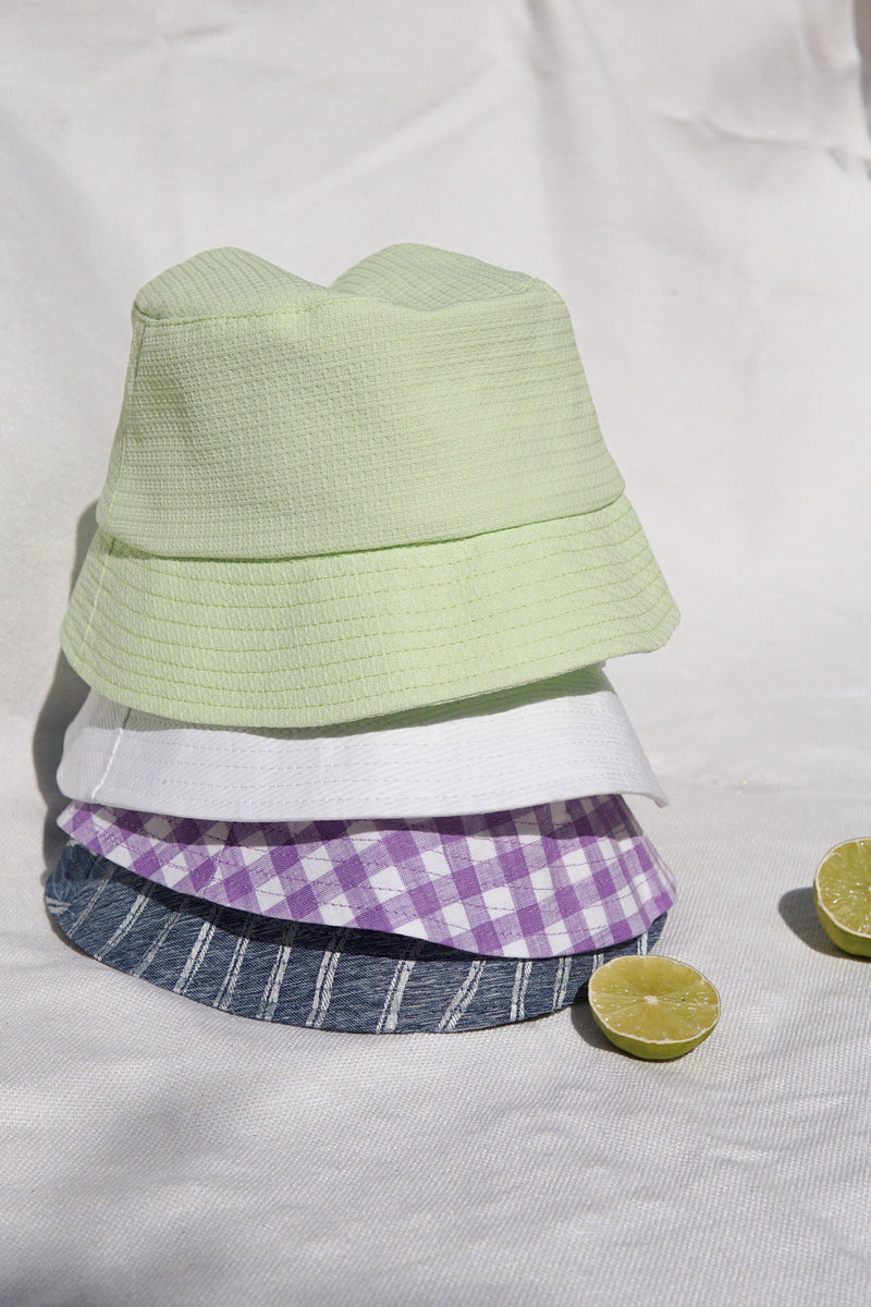 Lime bucket hat