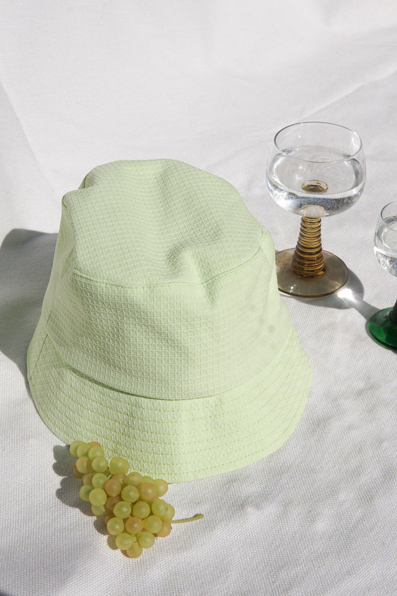 Lime bucket hat