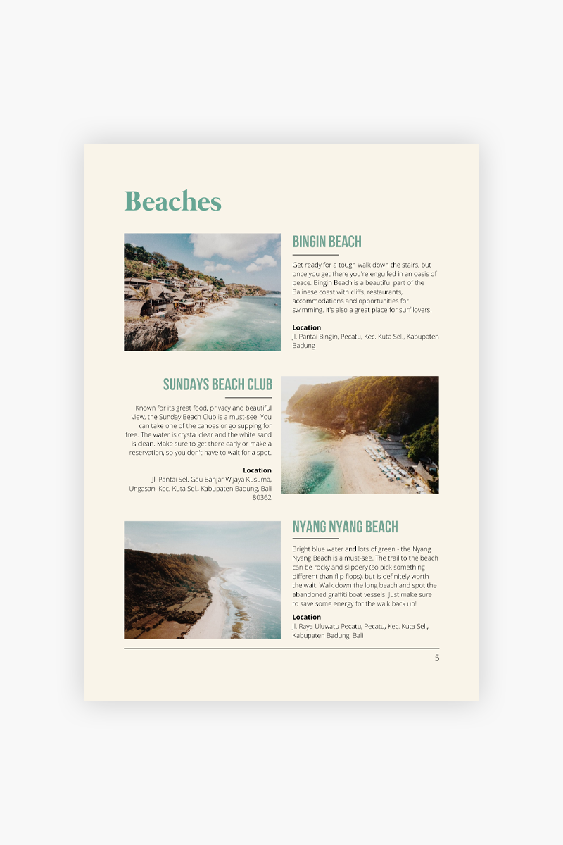 Free - The island e-guide