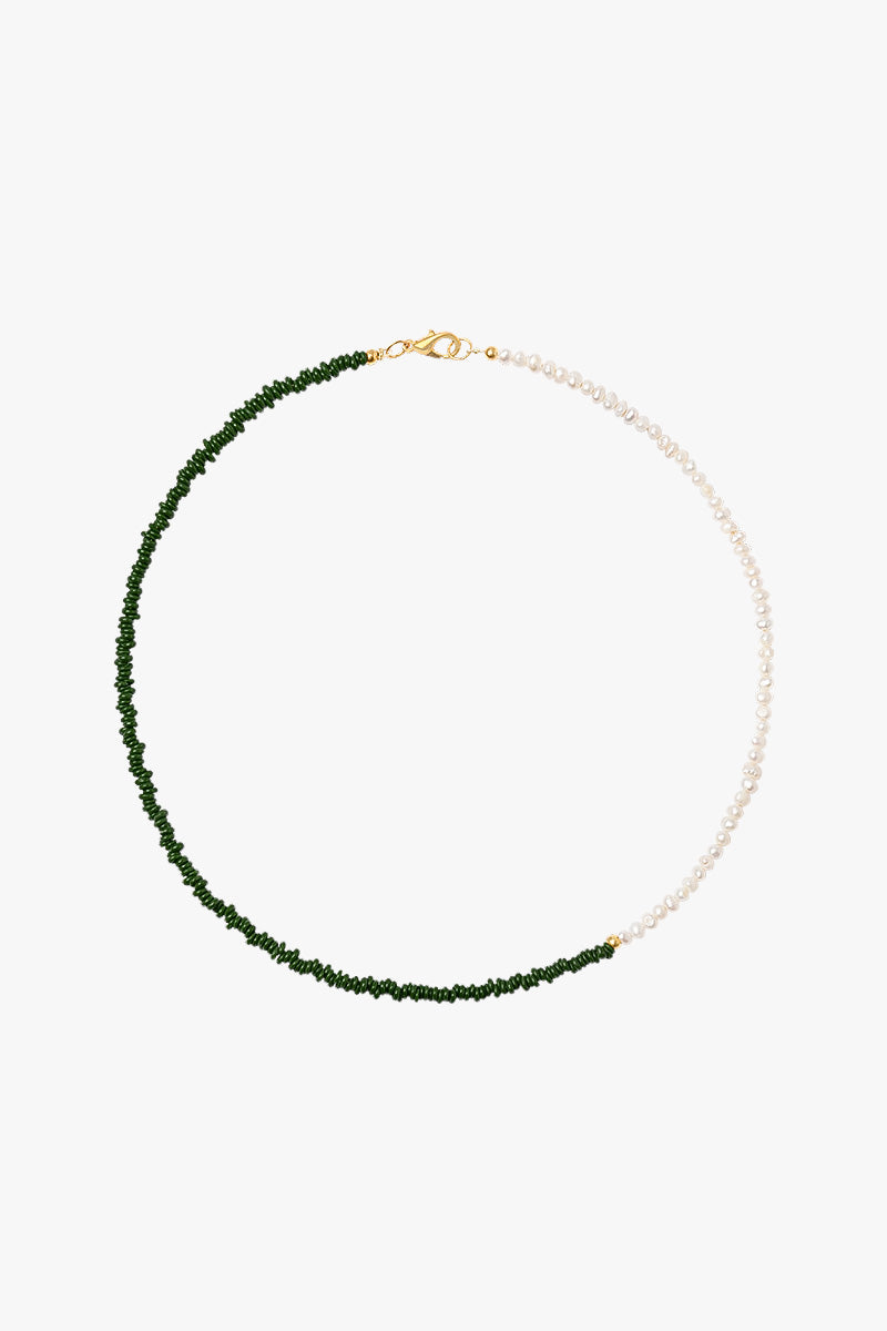 Syros necklace gold plated (42 cm)