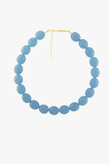 Aqua Do Mar Beaded Necklace Gold Plated