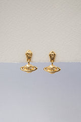 Saturn Earring Gold Plated