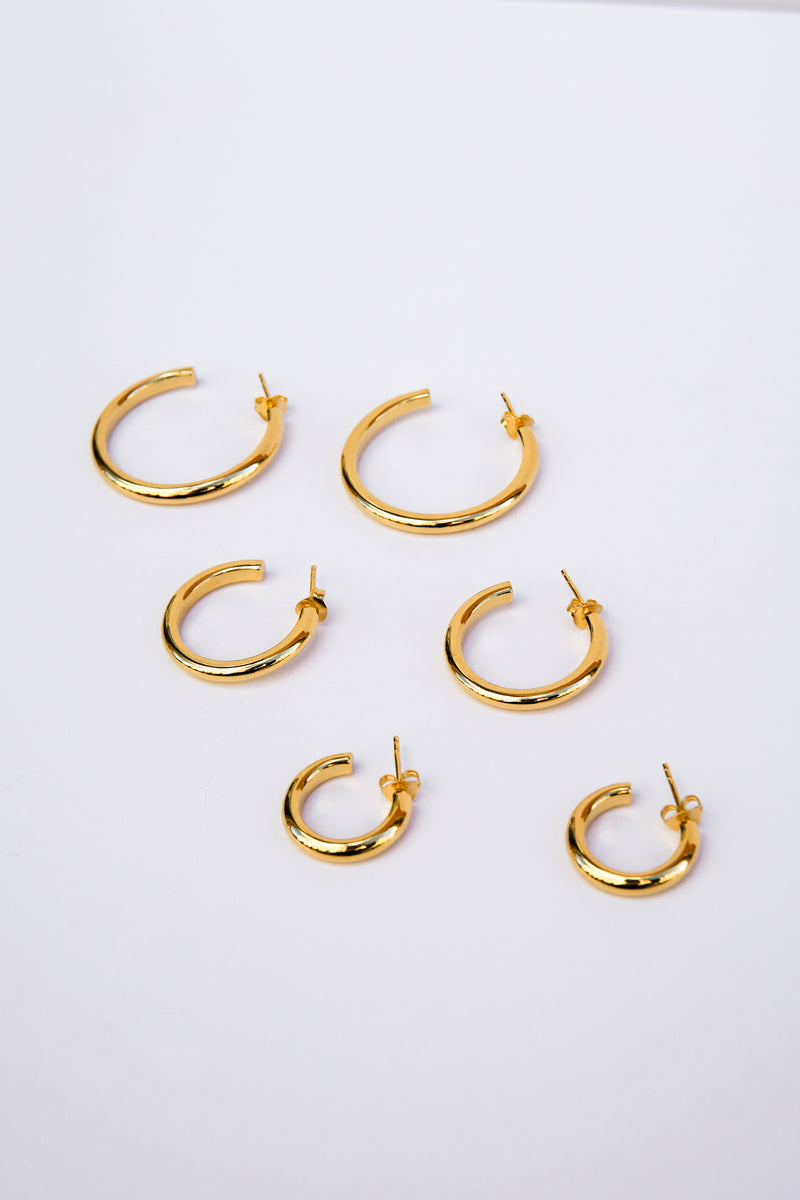 Wanderlust Classic Hoop Gold Plated (24mm)