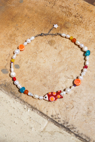 Wildthings X Pepino Fish necklace gold
