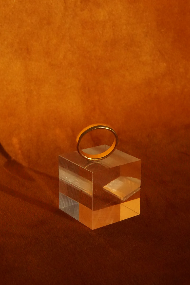 Pinky band 14k solid gold