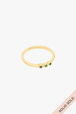 Jungle ring 14k solid gold