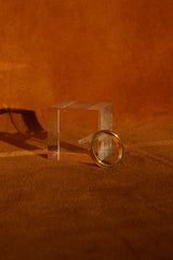 Triple pinky band 14k solid gold