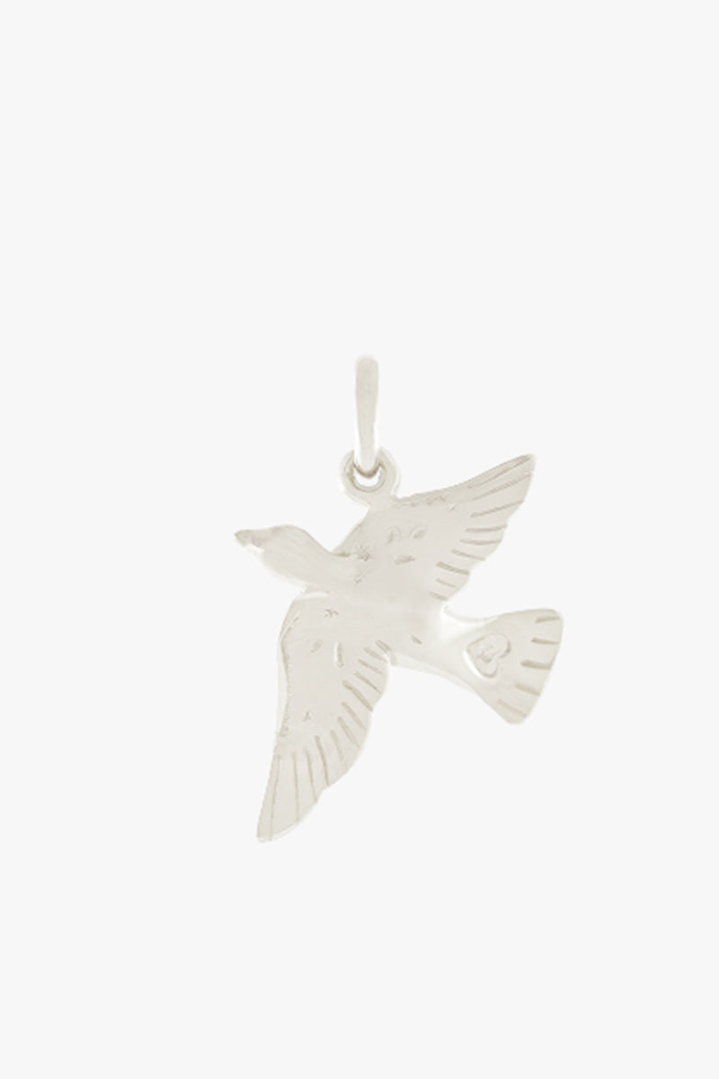 Lucky Swallow Necklace Silver