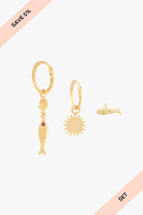 Sardinha Set Gold Plated