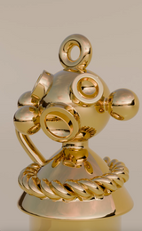 Spacewalk Hoop Gold Plated