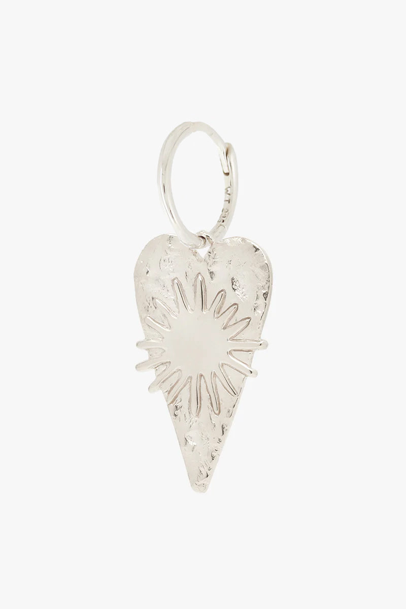 Serenity hoop earring silver 