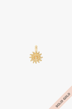 Helios stud 14k solid gold