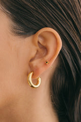 Statement chunky hoop gold plated (20mm)