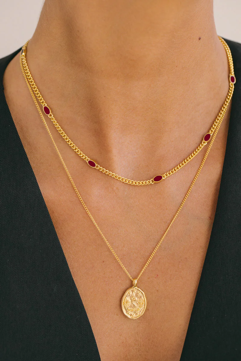 Eternal Amour Necklace Gold Plated