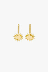 Kissed by the sun stud gold plated