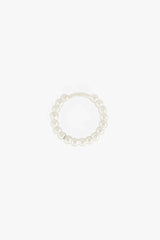 Small Dots Hoop Silver (15mm)