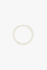 Small Dots Hoop Silver (20mm)