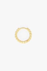 Small Dots Hoop Gold Plated (15mm)
