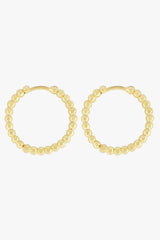 Small Dots Hoop Gold Plated (20mm)