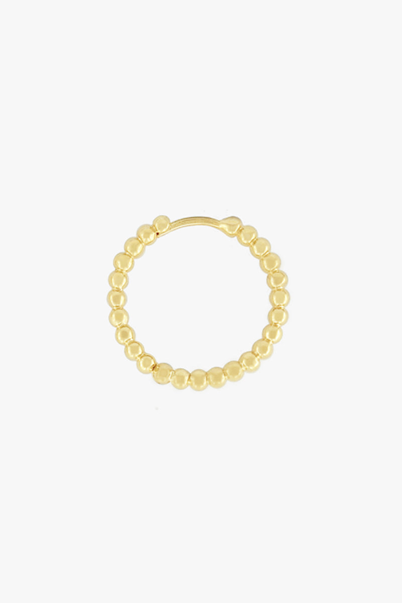 Small Dots Hoop Gold Plated (20mm)