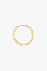 Hammered Hoop Gold (20mm)