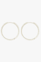 Bold Twisted Hoop Silver (20mm)