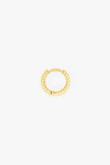 Bold Twisted Hoop Gold Plated (11mm)