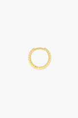 Bold Twisted Hoop Gold Plated (13mm)