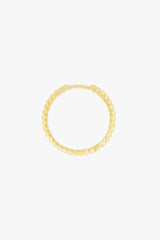 Bold Twisted Hoop Gold Plated (20mm)