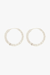 Sunset Huggie Silver