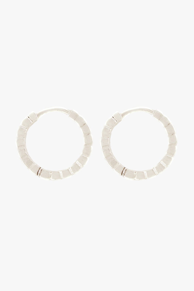 Sunset Huggie Silver