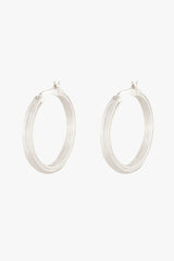 Sunset Hoop silver