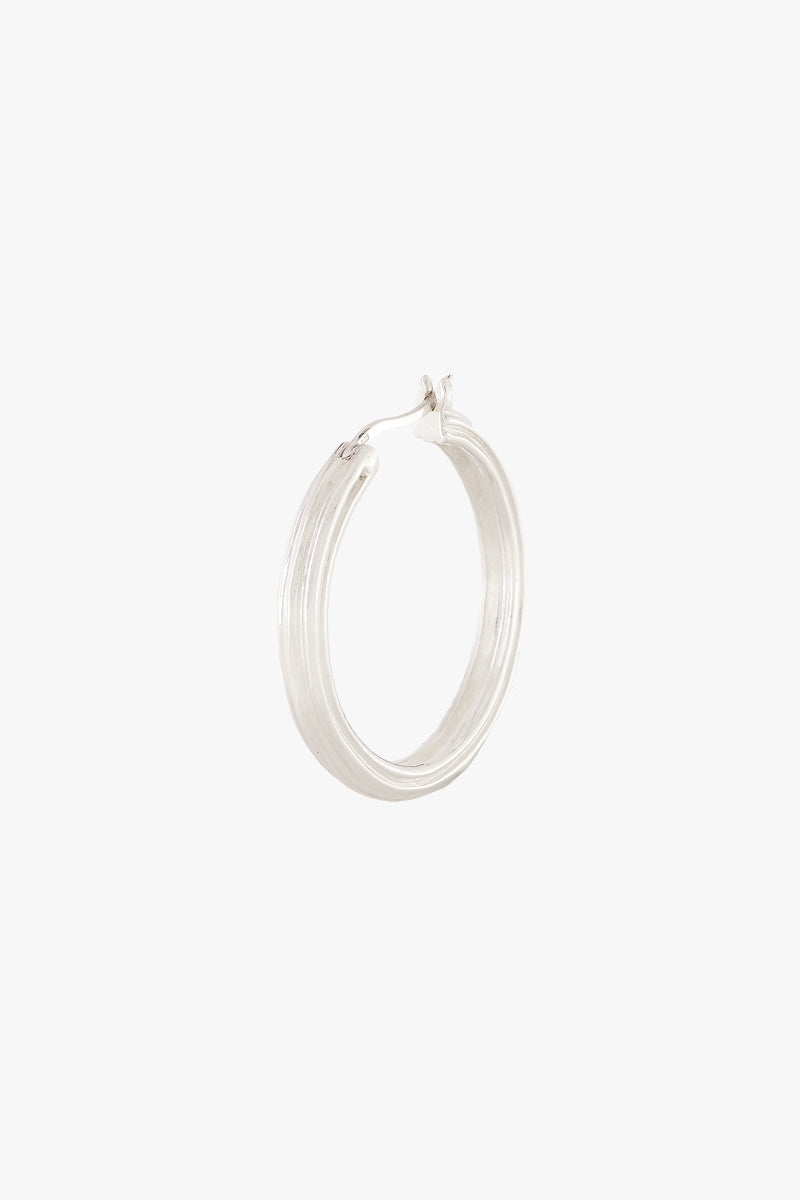 Sunset Hoop silver
