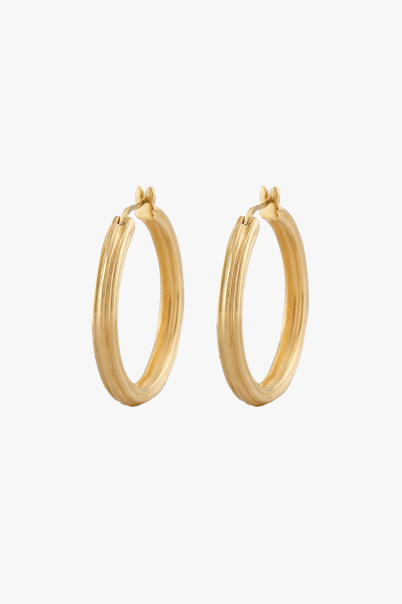 Sunset Hoop Gold Plated