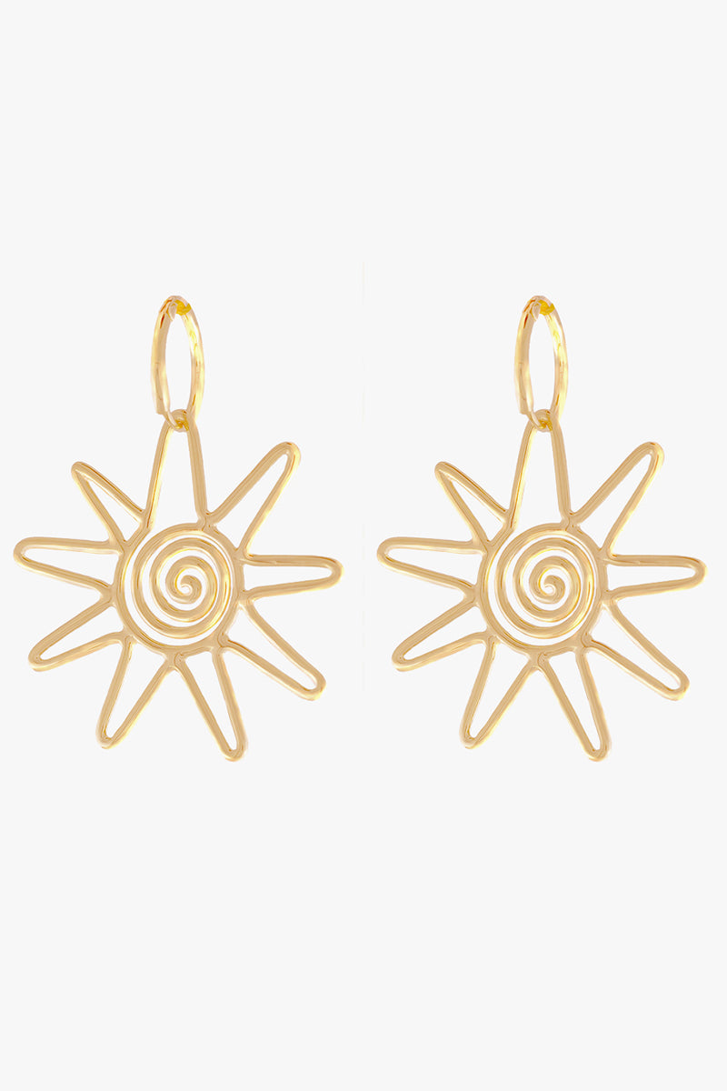 Sol Earring Gold Plated