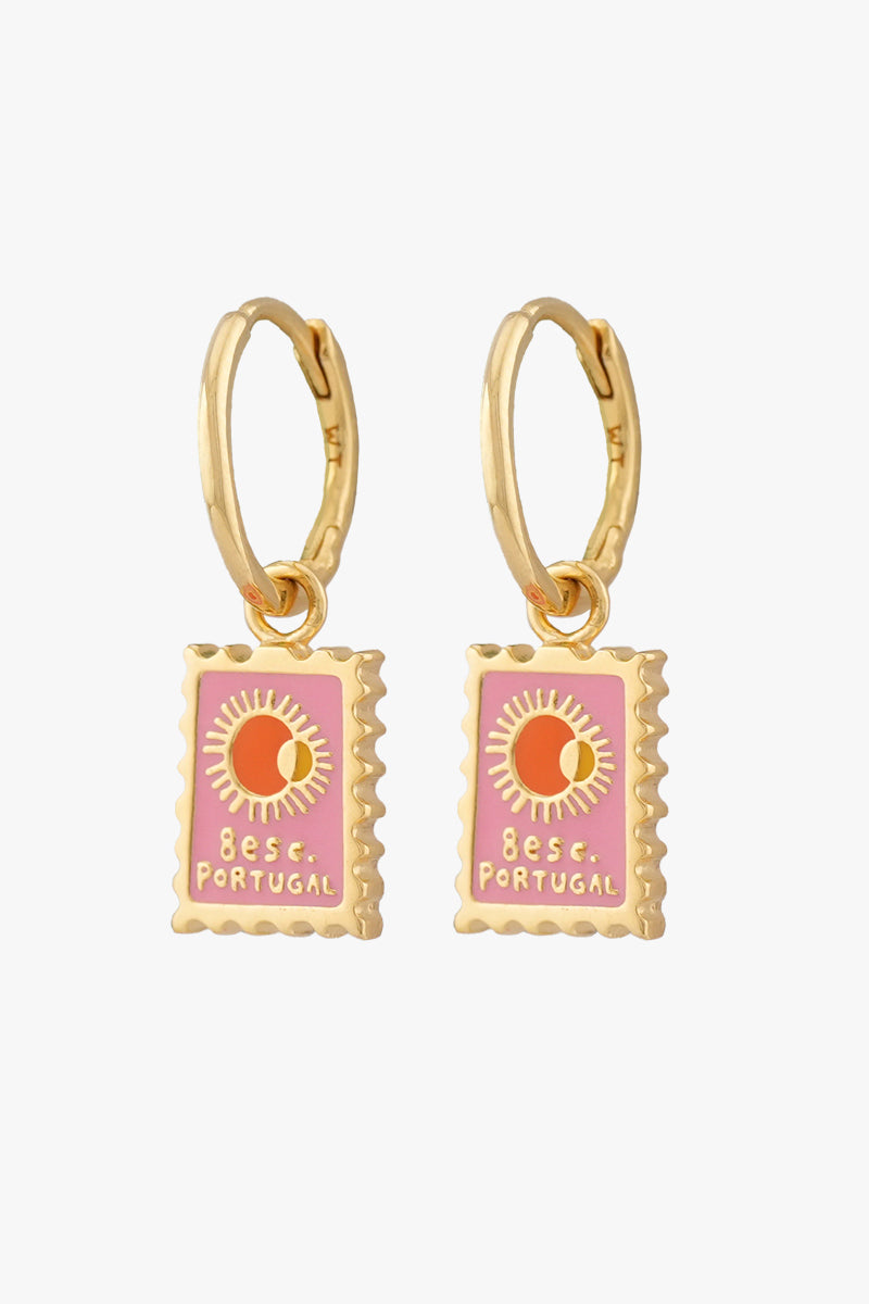 Selo Hoop Earring Gold Plated