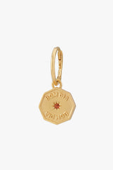 Bom Dia Hoop Gold Plated