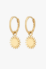 Under The Sun Hoop Gold Plated