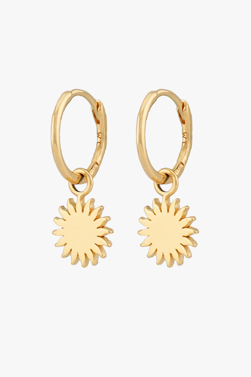 Under The Sun Hoop Gold Plated