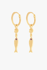 Sardinha Hoop Gold Plated